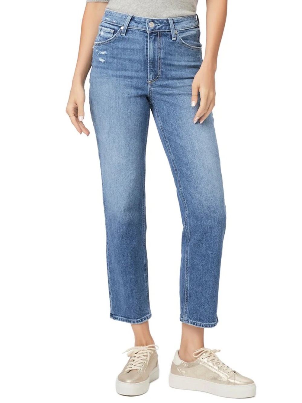 PAIGE Sarah Straight Ankle Jeans
